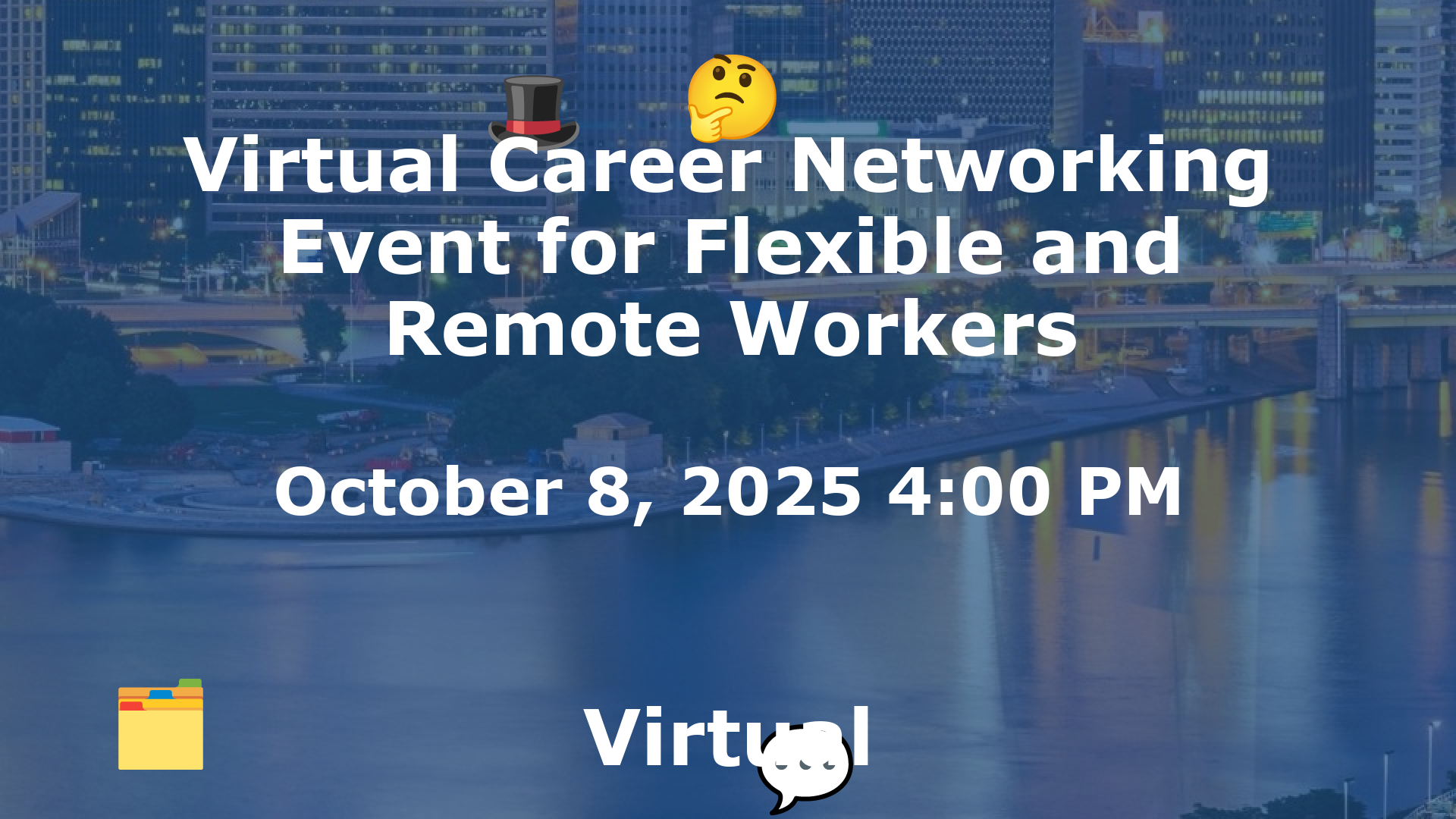 Virtual Career Networking Event for Flexible and Remote Workers event image